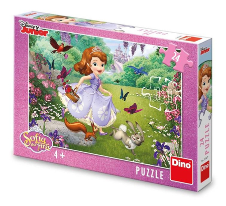 Puzzle Disney Jej Wysokość Zosia Spacer 24 elementy Dino — Układanka dla dzieci 4+