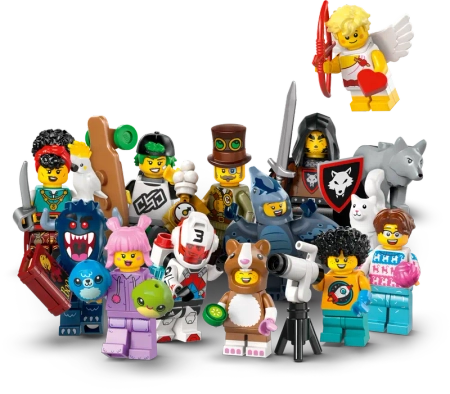 Klocki Lego Minifigures 71048 Figurka Mistrz bestii z frakcji Wolfpack, 8 elementów, seria 27, wiek dziecka 5+