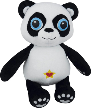 Buki France, Maskotka pluszowa Panda ze świecącymi oczami, 22 cm, wyłącznik czasowy, wymienne baterie, miły plusz, wiek dziecka 0+
