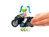 Klocki Lego City Stuntz 60341, Wyzwania kaskaderskie: przewracania; Motocykl i 2 mini figurki motocykl posiada koło zamachowe do rozpędzenia, 117 elementów, wysoka jakość, oryginalne klocki, wiek dziecka 5+, dostępne od ręki, szybka wysyłka