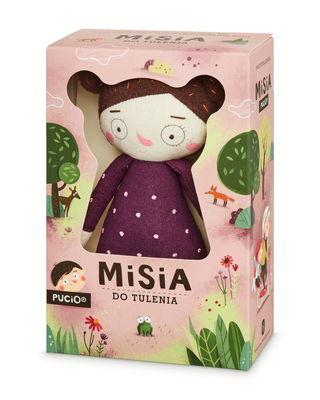 Pucio, maskotka przytulanka Misia do tulenia, prezentowe pudełko