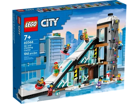 Klocki Lego City 60366 Centrum narciarskie i wspinaczkowe, 1045 elementów, dla dzieci 7+, oryginalne, doskonały prezent 