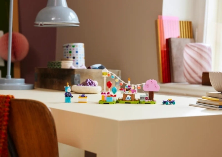 Klocki Lego Animal Crossing 77046 Przyjęcie urodzinowe Juliana, 170 elementów, figurka konia Juliana, wysoka jakość, na podstawie gry Nintendo, dla dzieci w wieku 6 lat+