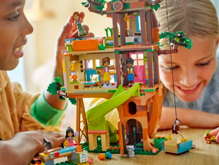 Klocki Lego 42652 Spotkanie w domku na Drzewie Przyjaźni, 701 elementów, oryginalne klocki, doskonały prezent dla prawdziwego fana Lego Friends 8+