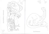 Kolorowanka dla dzieci, Maluszkowe malowanki Dinozaury BL, maluszkowi malowanie, format 20 x 14, 16 stron