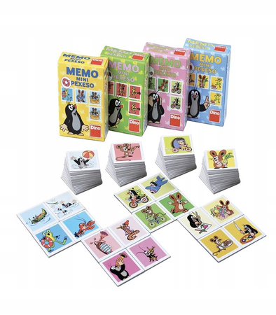 Krecik i Przyjaciele, Gra pamięciowa, Mini Memory, mix