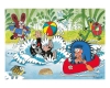 Dino Toys, Krecik, Puzzle baby maxi 24 elementy, Zabawy w wodzie, wymiary obrazka 66 x 47 cm, wiek dziecka 2+