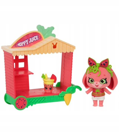 Shopkins - Wild Style - figurka Melonie Hops i wózek