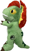 Park Jurajski, Jurassic World Dominion, Maskotka pluszowa Dinozaur Dilofozaur 30 cm, miły plusz, oficjalna zabawka na licencji, wiek 0+
