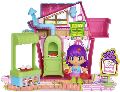 Pinypon – Cukiernia Mix and Max z Domkiem, Figurką i Akcesoriami – Zabawka dla Dzieci