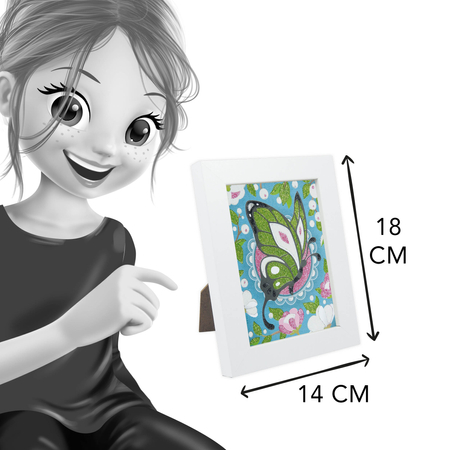 Buki Be Teens, Wyklejanka z brokatu, Motyle, DP104