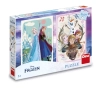 Dino Toys, Kraina Lodu, Puzzle Anna i Elsa, 2 x 77 el.