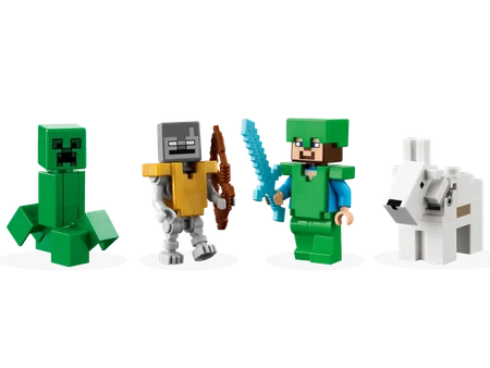 Klocki Lego Minecraft 21243 Ośnieżone szczyty, 304 elementy, oryginalne, idealne jako prezent dla dzieci 8+