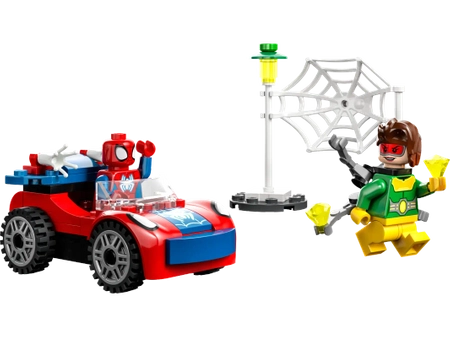 Klocki Lego Marvel 10789 Samochód Spider-Mana i Doc Ock, 48 elementów, 2 figurki Spidey i Doc Ock oraz samochód, wiek dziecka 4+