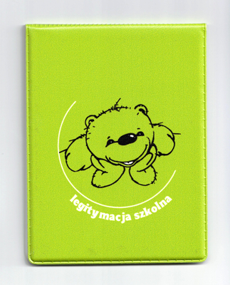 Okładka na legitymację szkolną Zielona