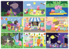 Puzzle 9w1 - Świnka Peppa - 12-24-35-50 el.