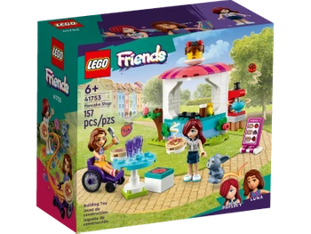 Klocki Lego Friends 41753 Naleśnikarnia, 157 elementów, figurki Luna i Paisley, Zabawa w robienie naleśników dla dzieci w wieku od sześciu lat