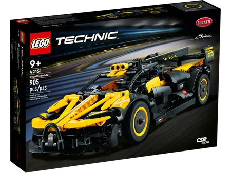 Klocki Lego Technic 42151 Bugatti Bolide, 905 elementów, oryginalne Lego, idealny prezent dla chłopca 9+