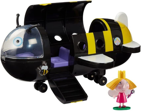 Character, Małe Królestwo Bena i Holly, Pszczeli odrzutowiec i figurka Holly, oryginalna zabawka dla fanów bajki, dla dzieci w wieku 3+