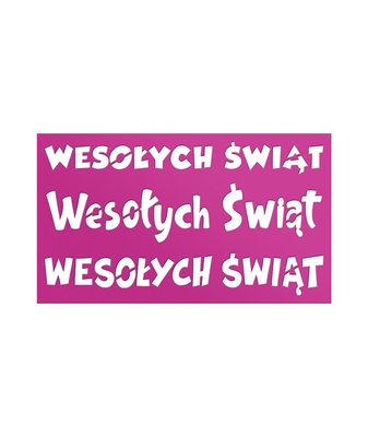 Szablon świąteczny do odrysowania - Boże Narodzenie - nr 3