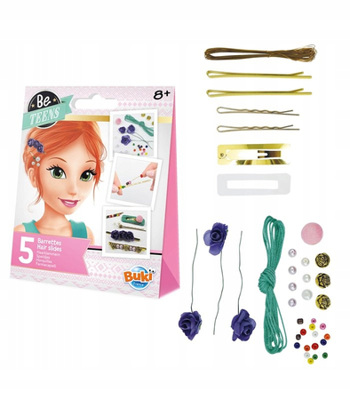Buki Be Teens, Zabawka kreatywna - Spinki do włosów BE307