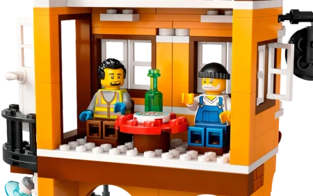 Klocki Lego City 60422 Nadmorski port ze statkiem towarowym, 1226 elementów, oryginalne klocki Lego, idealne jako prezent