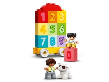 Klocki Lego Duplo 10954 Pociąg z cyferkami — nauka liczenia; 23 elementy, oryginalne klocki, szybka wysyłka, wiek dziecka 1,5+