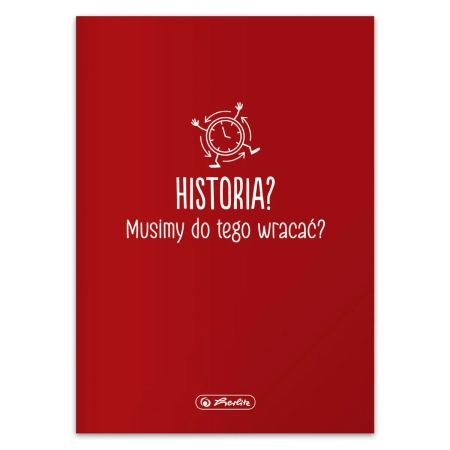Herlitz, Zeszyt w kratkę do historii, format A5, 60 kartek, Historia, gramatura 70g