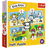 Trefl, Kicia Kocia, Puzzle dla dzieci 4 w 1, 12-15-20-24 el.