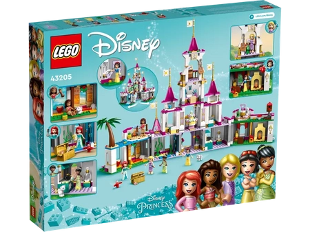 Klocki Lego Disney 43205  Zamek wspaniałych przygód, Księżniczki Disneya, 698 elementów, wysoka jakość, idealne dla dziewczynki 6+