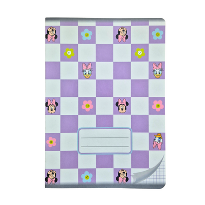 Zeszyt szkolny A5 16k Kratka bez marginesów Myszka Minnie Daisy dla Dziewczynki