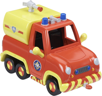 Strażak Sam, wóz pojazd strażacki Venus i 2 pachołki, zabawka od renomowanego producenta, oryginalna, wykonana z solidnego plastiku, wiek dziecka 3 lata+