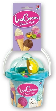 Zestaw foremek do piaskownicy Lodziarnia i Babeczki – zabawki plażowe Androni