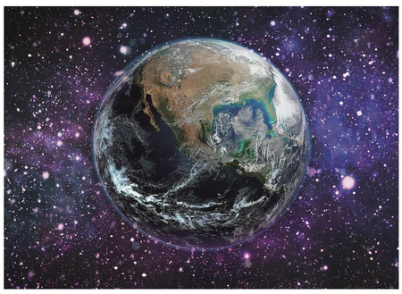 Dino, Puzzle neonowe Planeta Ziemia, 1000 el.