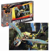Jak wytresować smoka 2 - Puzzle Maxi - Astrid i Wichura - 20 el.