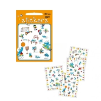 Smerfy - naklejki ze Smerfami - Sport - 180 sztuk