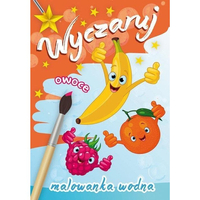 Kolorowanka wodna Wyczaruj owoce BL