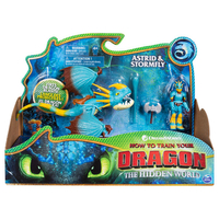 Jak wytresować smoka - figurki smok Wichura i Astrid