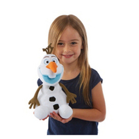 Mówiąca maskotka Olaf, święcące oczy i buzia, Kraina Lodu