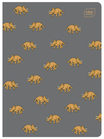 Zeszyt w miękkiej okładce, 32 kartki, kratka, Dinozaury 1
