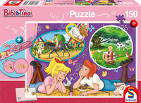 Bibi Blocksberg, Bibi i Tina, Puzzle z bajki, 150 el. wiek dziecka 7+