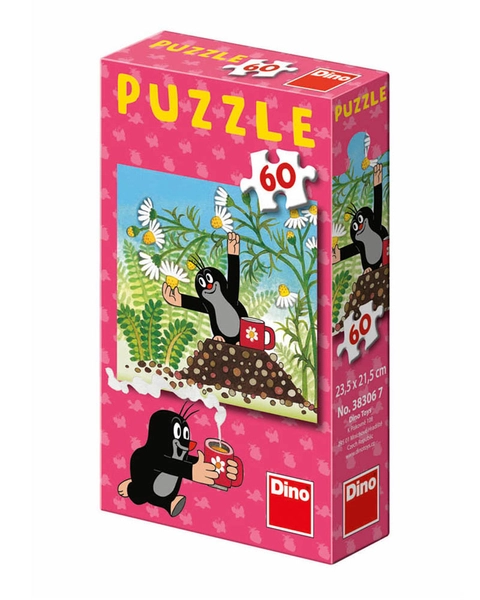 Krecik i Przyjaciele, Mini Puzzle, Krecik zbiera zioła, 60 el.