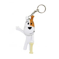 TissoToys, Reksio, breloczek figurka stojący piesek Reksio z kością, z bajki, oryginalny