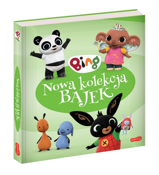 HarperKids, Królik Bing, Książka: Nowa kolekcja bajek, 128 stron, prosty tekst, duże litery, mnóstwo kolorowych obrazków, idealne dla młodszych dzieci fanów Królika Binga