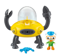 Oktonauci - Pojazd podwodny GUP-D i figurka Kapitan Barnie - Fisher Price