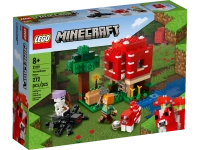 Klocki Lego MINECRAFT 21179 Dom w grzybie, 272 elementy, oryginalne klocki, zestaw dla fanów gry i nie tylko, wiek 8+