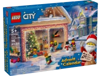 Klocki Lego City 60436 Kalendarz adwentowy 2024, 195 elementów, z 24 drzwiczkami, idealny prezent dla chłopca czy dziewczynki, wiek dziecka 5+