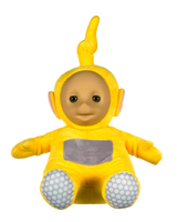 Teletubisie, Siedząca maskotka pluszowa, żółty Teletubiś Laa Laa