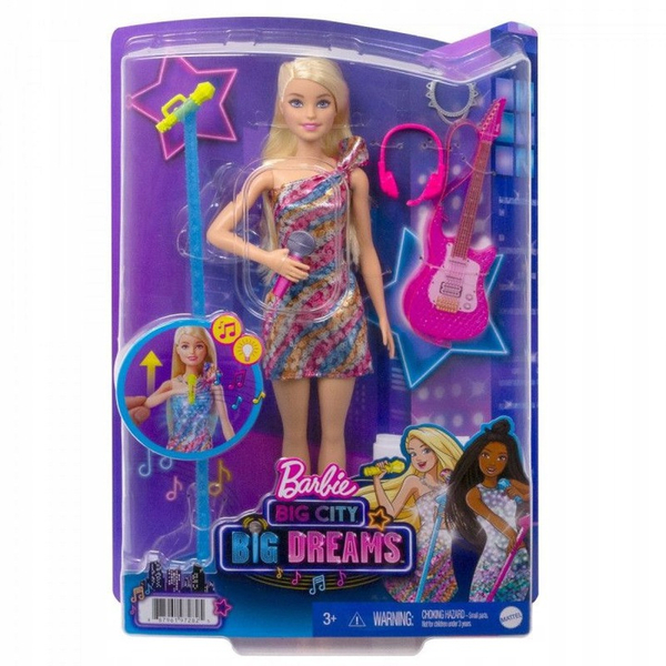 Barbie Big City Big Dreams lalka piosenkarka Mattel