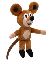 Krecik, pluszowa maskotka pacynka Myszka 12 cm